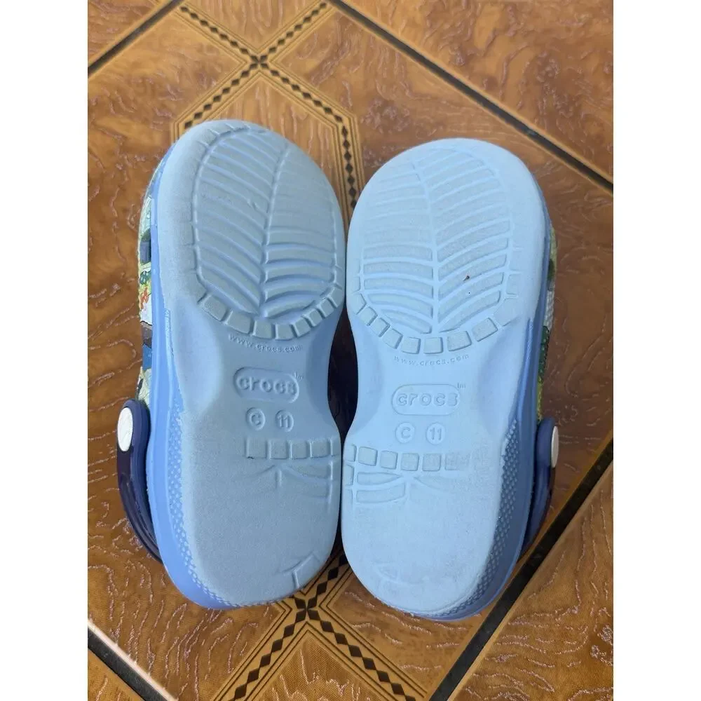 Crocs Classic Clog Bluey & Bingo Blue Unisex Kids Slip-On Lightweight C11